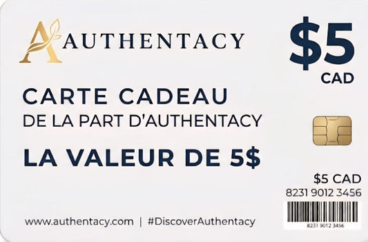 Carte Cadeau Authentacy